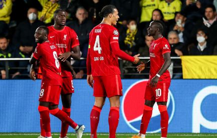 欧冠-马内破门利物浦3-2逆转 总分5-2淘汰黄潜进决赛
