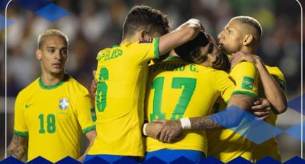 世预赛-帕奎塔传射理查利森2球 巴西4-0玻利维亚